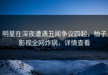明星在深夜遭遇丑闻争议四起，柚子影视全网炸锅，详情查看